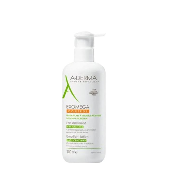 A-DERMA EXOMEGA CONTROL LECHE EMOLIENTE 400ML