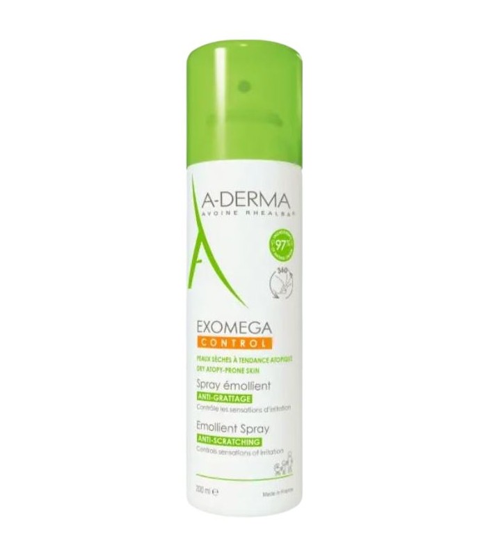 A-DERMA EXOMEGA CONTROL SPRAY EMOLIENTE ANTI-RASCADO 1 ENVASE 200 ML