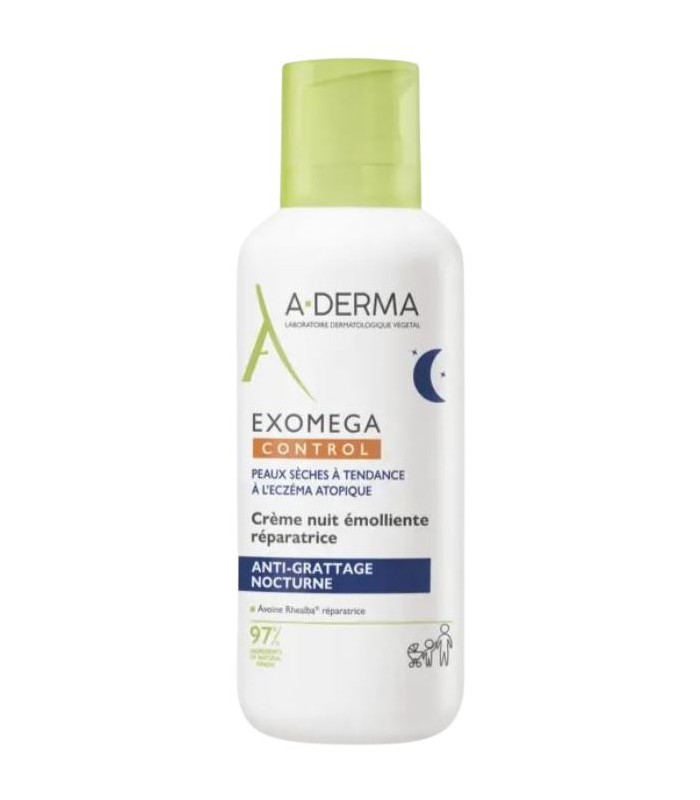 A-DERMA EXOMEGA CONTROL CREMA NOCHE 1 ENVASE 400 ML