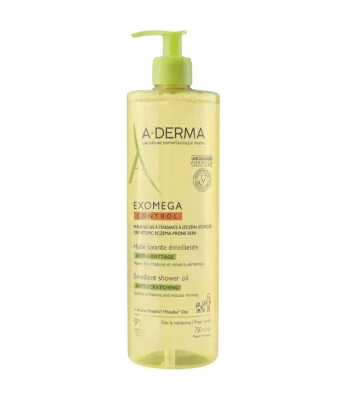 A-DERMA EXOMEGA CONTROL ACEITE LIMPIADOR EMOLIENTE 750 ML