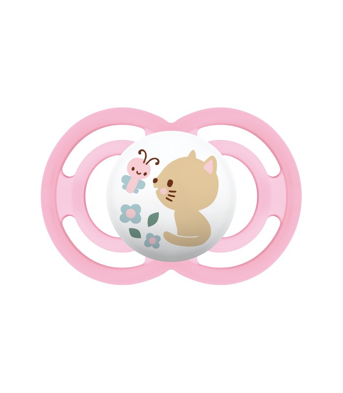 MAM CHUPETE PERFECT SILICONA 6M+ ROSA SIRENA