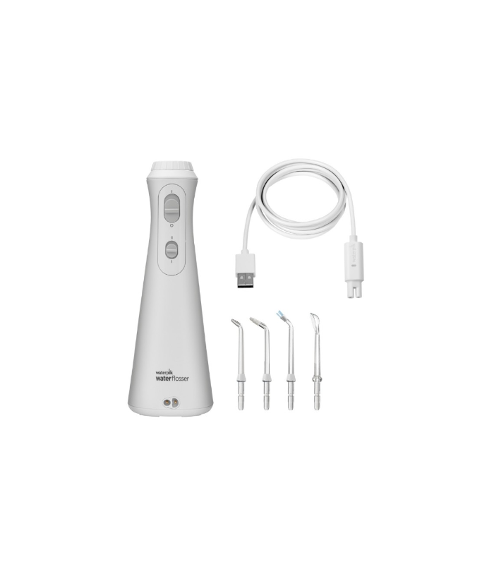 WATERPIK IRRIGADOR BUCAL INALAMBRICO WATERFLOSSER CORDLESS PLUS WP-490 BLANCO