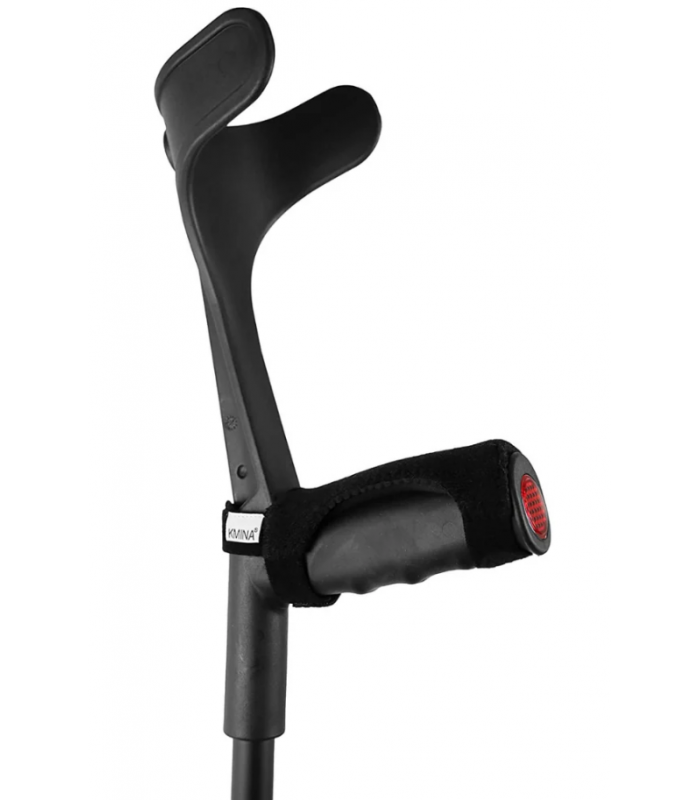 KMINA MULETA ADULTO ACOLCHADA ALUMINIO COMFORT PLUS NEGRO CONTERA ANCHA K10003 (1 UNIDAD)