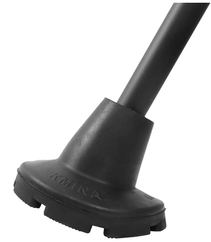 KMINA MULETA ADULTO ACOLCHADA ALUMINIO COMFORT PLUS NEGRO CONTERA ANCHA K10003 (1 UNIDAD)