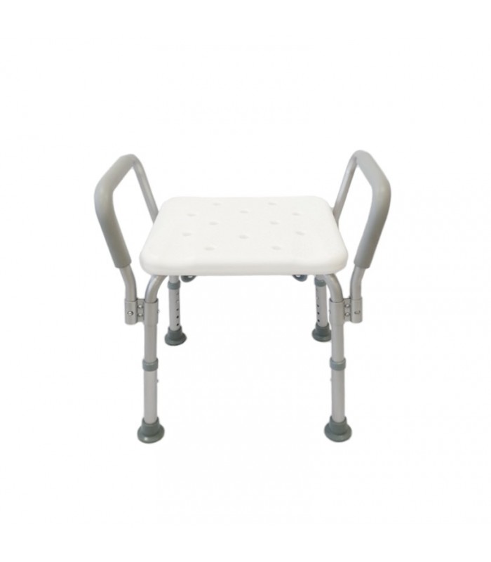 GARCIA 1880 TABURETE BAÑO CON APOYA BRAZOS 2197