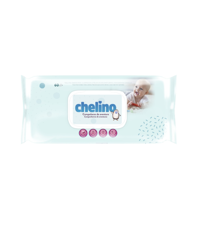 CHELINO FASHION & LOVE TOALLITAS INFANTILES 60 TOALLITAS