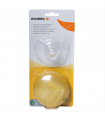 MEDELA PEZONERA CONTACT SILICONA T - L 24 MM 2 UNIDADES