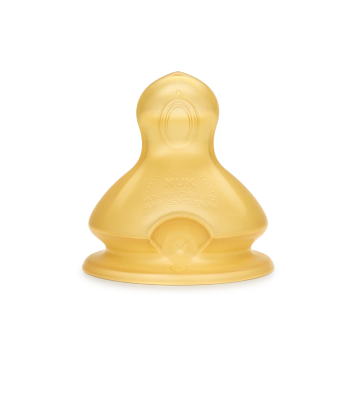 NUK FIRST CHOICE+ TETINA ANTICOLICO LATEX 0-6M ORIFICIO TAMAÑO M (3 TETINAS)
