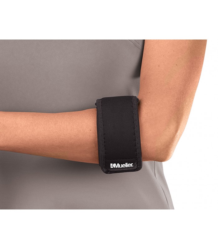 MUELLER 819 - CINCHA DE EPICONDILITIS DE NEOPRENO COLOR NEGRO