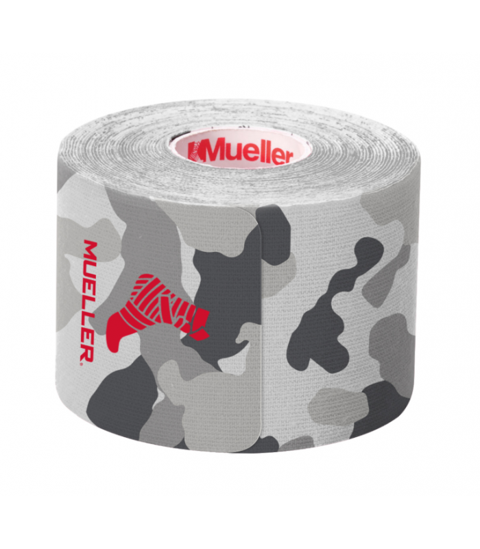 MUELLER 23917 KINESIOLOGY TAPE I STRIP ROLL CAMUFLAJE GRIS