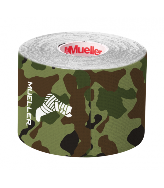 MUELLER 23947 KINESIOLOGY 5M PRECORTADA CAMUFLAJE VERDE