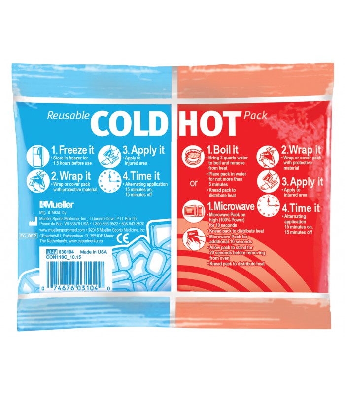 MUELLER 030104 - BOLSA FRIO-CALOR REUTILIZABLE 12CM X 15CM