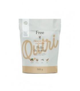 DINGONATURA CACHORRO PERRO PUPPY JUNIOR FREE POLLO CORRAL 500G