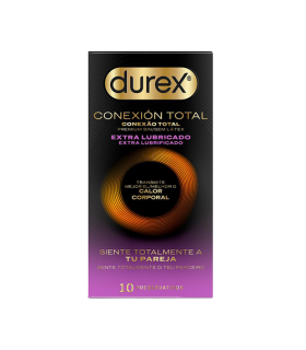 DUREX CONEXION TOTAL EXTRA LUBRICADO 10 PRESERVATIVOS