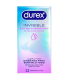 DUREX INVISIBLE EXTRA LUBRICADO 12 PRESERVATIVOS