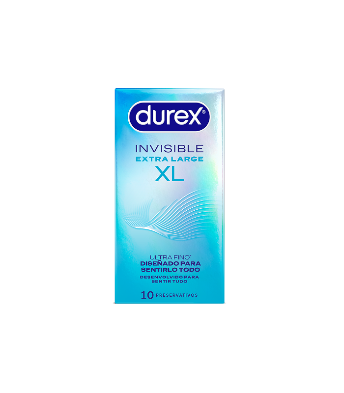 DUREX INVISIBLE XL 10 PRESERVATIVOS
