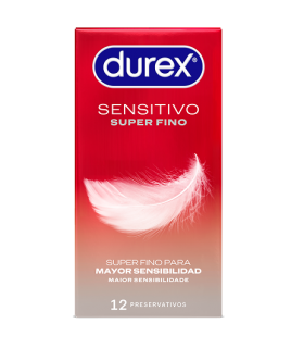 DUREX SENSITIVO SUPER FINO 12 PRESERVATIVOS