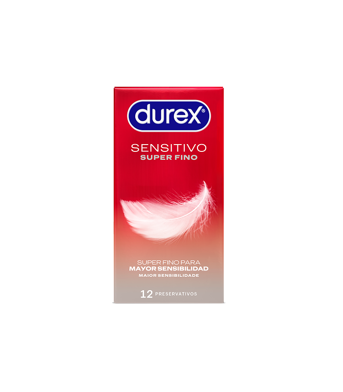 DUREX SENSITIVO SUPER FINO 12 PRESERVATIVOS