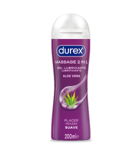 DUREX GEL LUBRICANTE MASAJE 2 EN 1 PLACER SUAVE 200ML