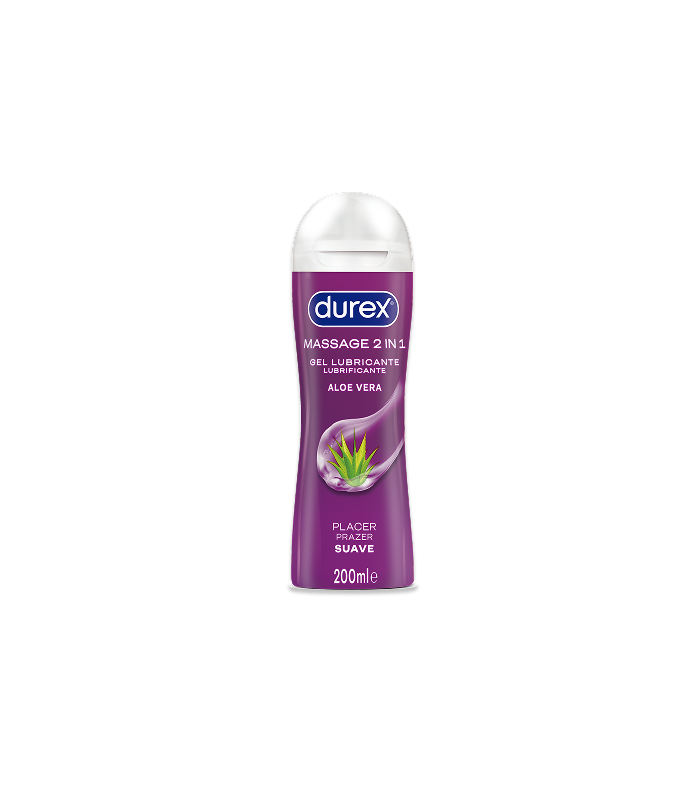 DUREX GEL LUBRICANTE MASAJE 2 EN 1 PLACER SUAVE 200ML