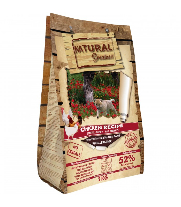 NATURAL GREATNESS RECETA POLLO STARTER PUPPY 2 KG