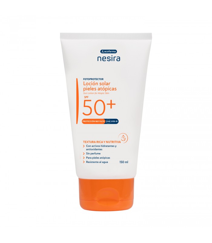 ACOFARMA NESIRA LOCIÓN SOLAR PIELES ATÓPICAS SPF50+ 150 ML