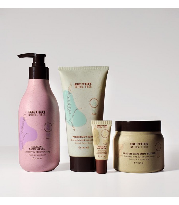 BETER KIT HIGIENE Y CUIDADO CORPORAL NATURAL FIBER