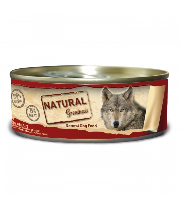NATURAL GREATNESS PECHUGA DE POLLO LATA 156 GRS