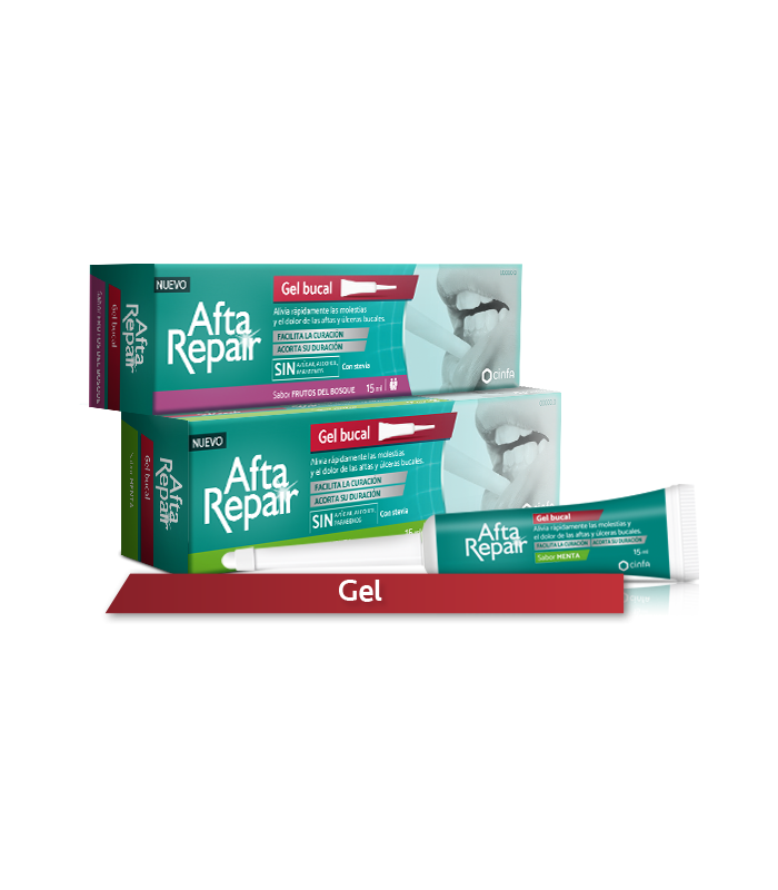 AFTA REPAIR GEL SABOR MENTA 15 ML
