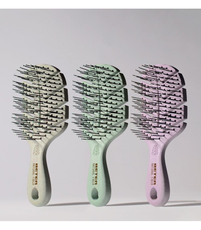 BETER CEPILLO DETANGLING MINI NATURAL FIBER FORMATO VIAJE