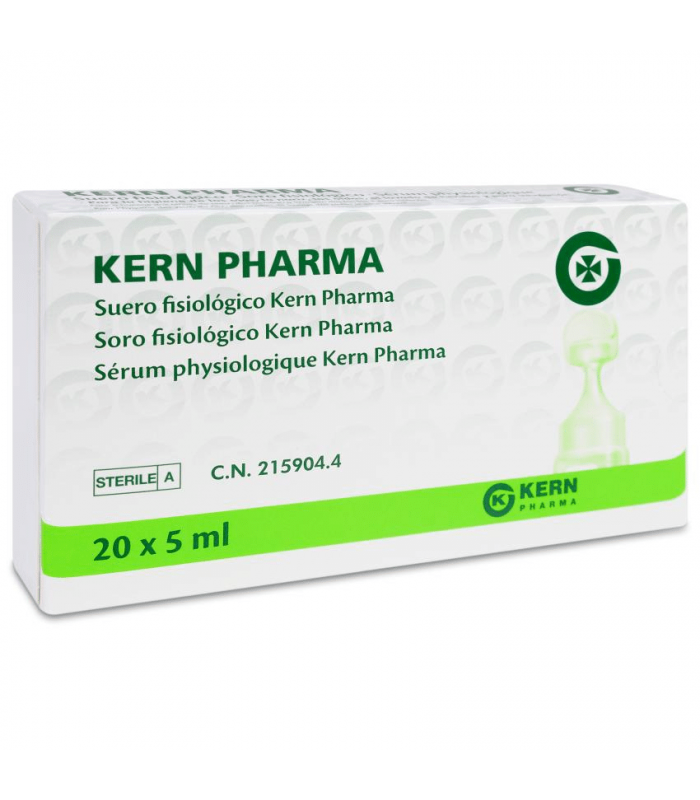 KERN PHARMA SUERO FISIOLOGICO 20 MONODOSIS 5 ML