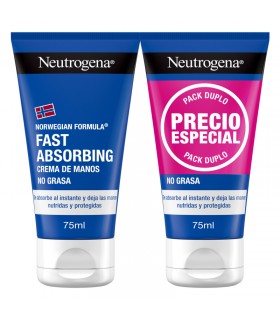 NEUTROGENA CREMA DE MANOS RAPIDA ABSORCION 75 ML 2 UNIDADES