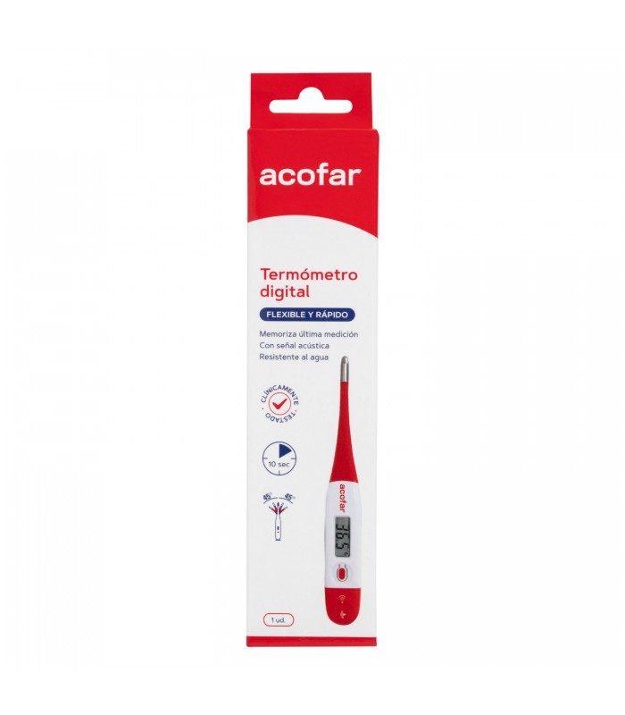ACOFARMA TERMOMETRO DIGITAL FLEXIBLE RAPIDO