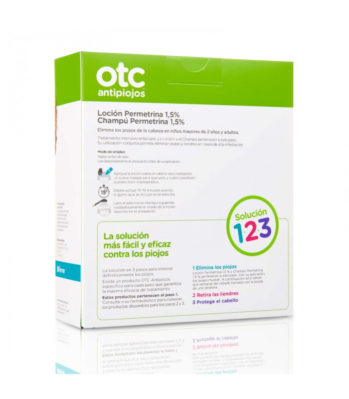 OTC ANTIPIOJOS LOCION + CHAMPU PERMETRINA 1,5%