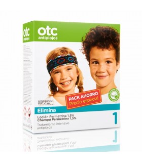 OTC ANTIPIOJOS LOCION + CHAMPU PERMETRINA 1,5%