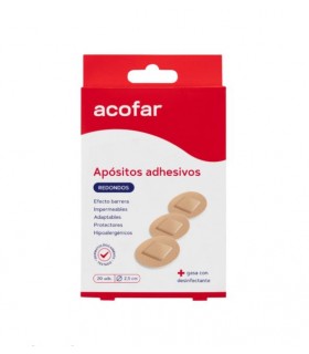 ACOFAR APOSITO ADHESIVO REDONDOS 20 U