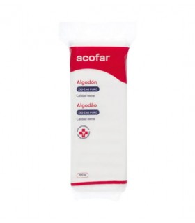 ACOFARMA ALGODON ZIG-ZAG PURO LINEA ROJA 100 GR