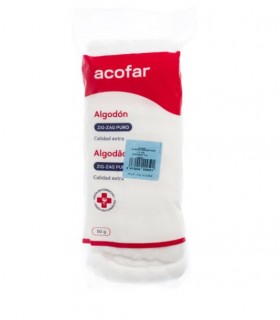 ACOFARMA ALGODON ZIG-ZAG PURO LINEA ROJA 50 GR