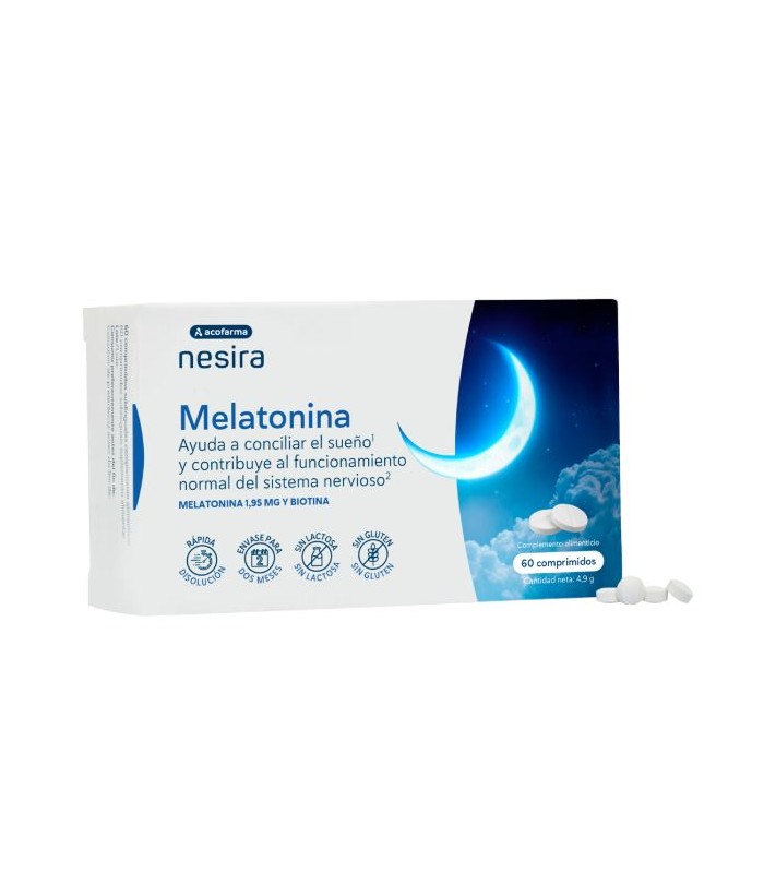 ACOFARMA NESIRA MELATONINA 1,95 MG 60 COMPRIMIDOS