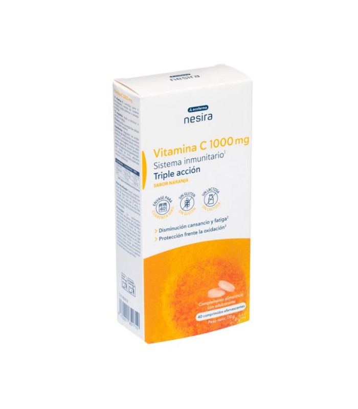 ACORFAVITAL VITAMINA C 1000 MG 40 COMP EFERVESCENTES