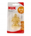 NUK FIRST CHOICE+ TETINA ANTICOLICO LATEX 0-6M ORIFICIO TAMAÑO S (3 TETINAS)