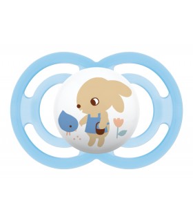 MAM CHUPETE PERFECT SILICONA 6M+ AZUL TORTUGA