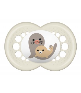 MAM PACK DOBLE CHUPETE SILICONA MAM ORIGINAL + 6 M AZUL