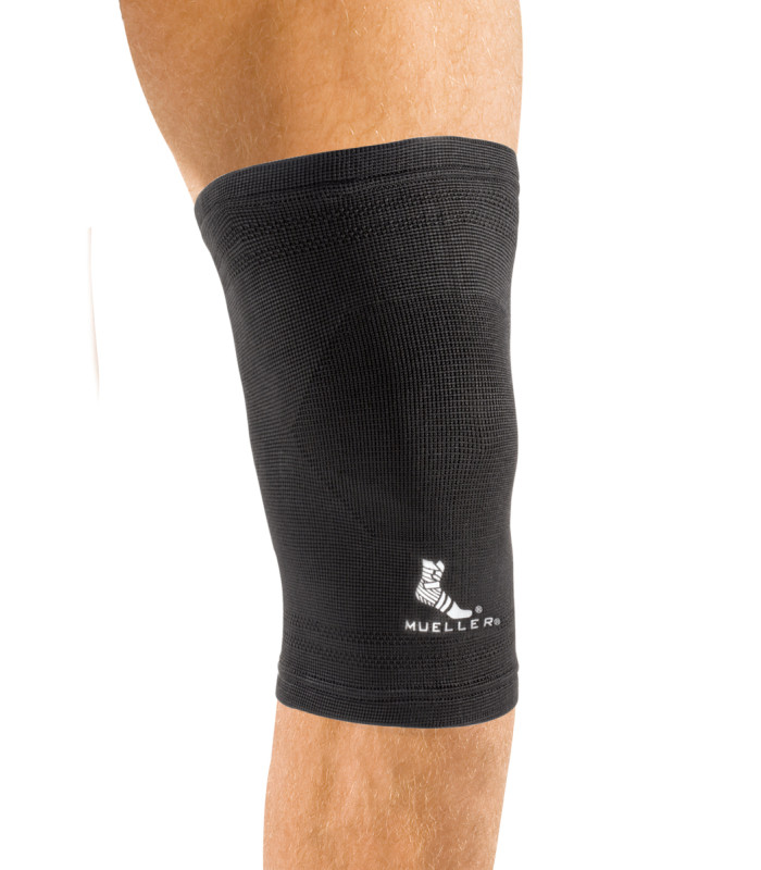 MUELLER 425 XL *BAJA* RODILLERA ELASTICA TEXTIL NEGRA NUEVO 55254