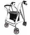 FORTA ANDADOR KANGURO F1 4 RUEDAS + FRENO DE MANETA GRIS